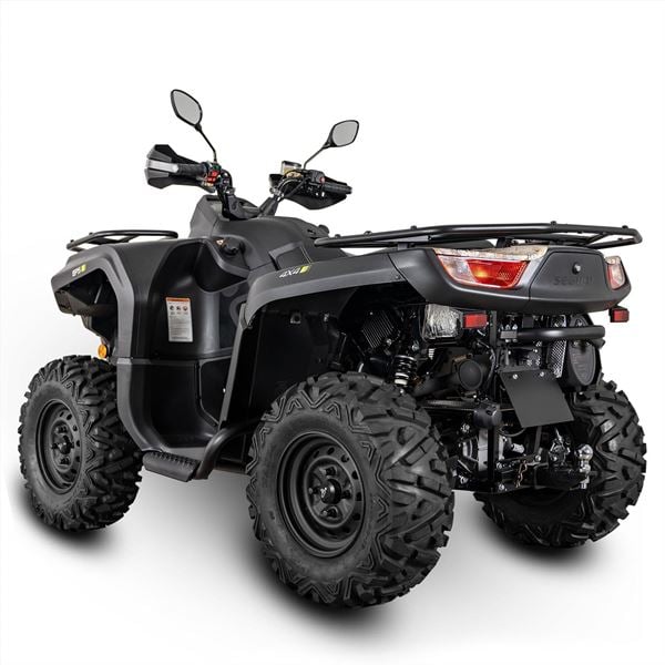 Cuatrimoto utilitaria Segway Snarler ATV6 B de 570 cc, 4x4, apta para circular en carretera, con diseño de pradera y camuflaje