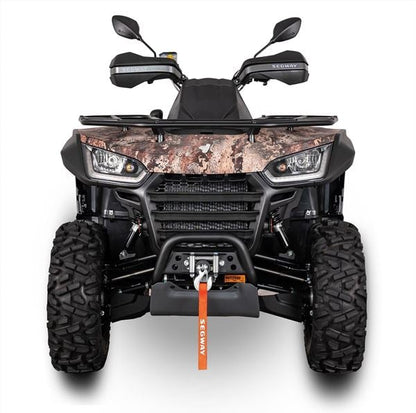 Cuatrimoto utilitaria Segway Snarler ATV6 B de 570 cc, 4x4, apta para circular en carretera, con diseño de pradera y camuflaje