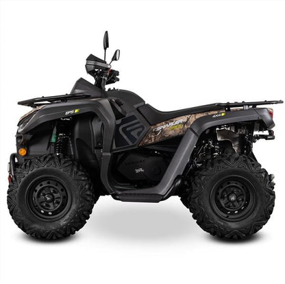 Cuatrimoto utilitaria Segway Snarler ATV6 B de 570 cc, 4x4, apta para circular en carretera, con diseño de pradera y camuflaje